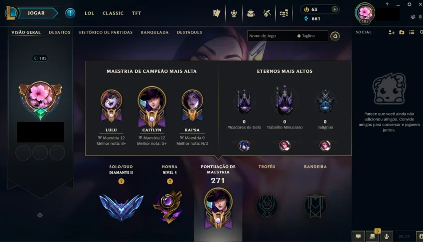 Conta Mestre | Main ADC/SUP