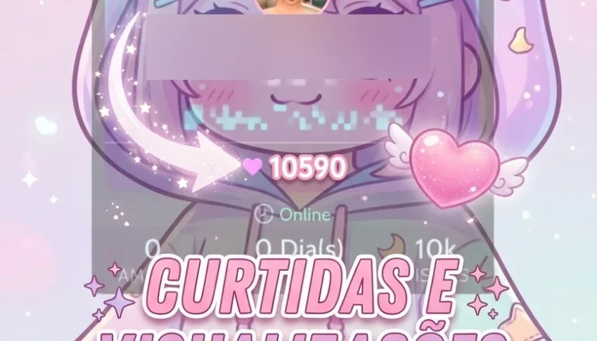 Curtidas e visualizações🌺