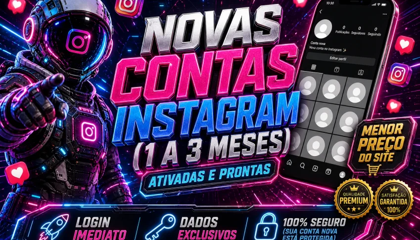 Contas Novas Instagram 1 A 3 Meses +2Fa - [Qualidade]