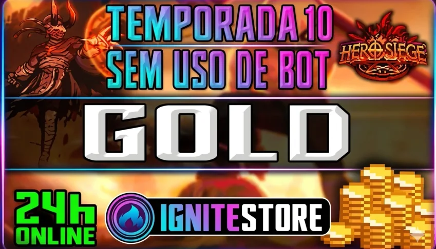 GOLD HERO SIEGE - TEMPORADA 10 [SEM USO DE BOT]