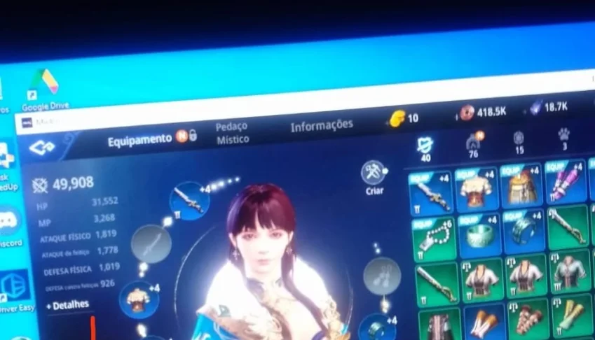 Conta MIR4 level 45 Farm snake e bicheon