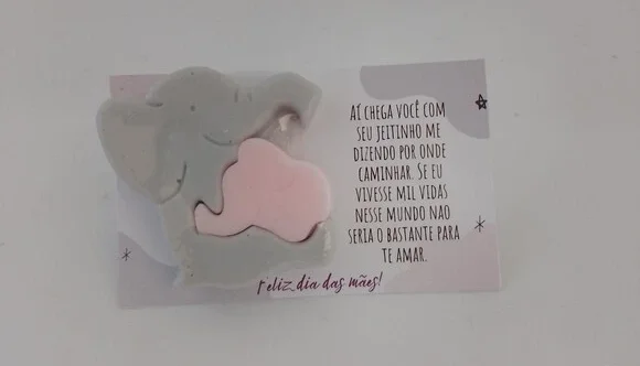 Sabonete Elefanta com Bebezinho