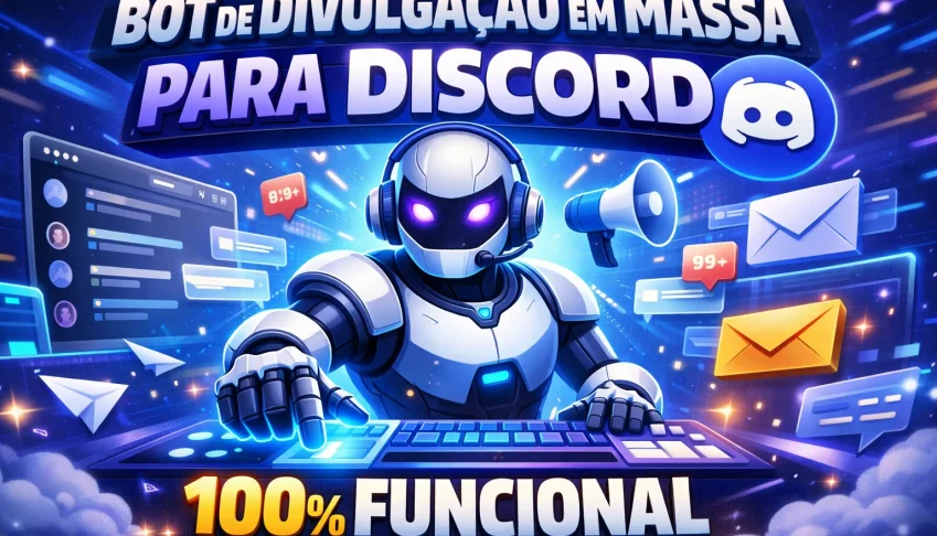 Bot De Divulgação Em Massa Para Discord 100% Funcional