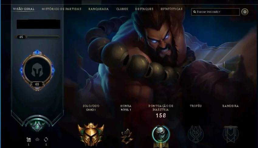 conta lol gold 1 mmr bom ex platina