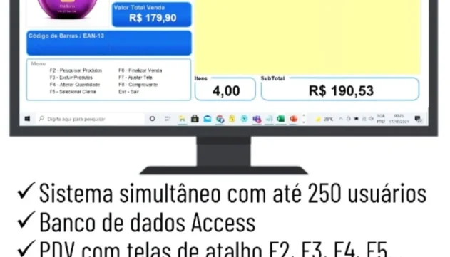 Sistema PDV em Excel VBA 2025