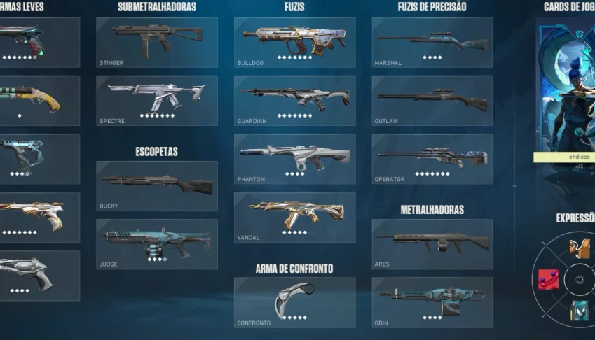 Conta Valorant FULL ACESSO Recheada de skins