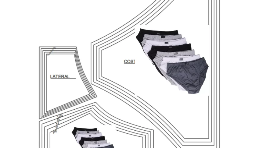 Kit Molde Cuecas Infantil Molde Completo para o Homem