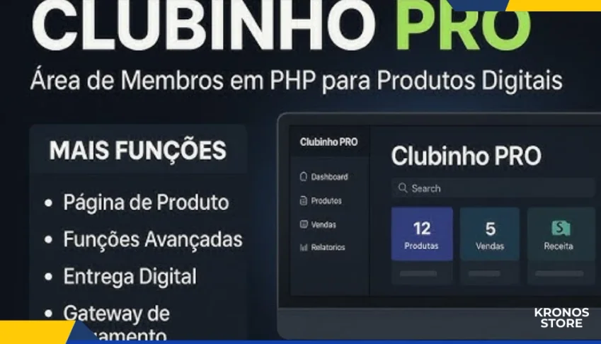 CLUBINHO PRO – Sistema de Área de Membros em PHP