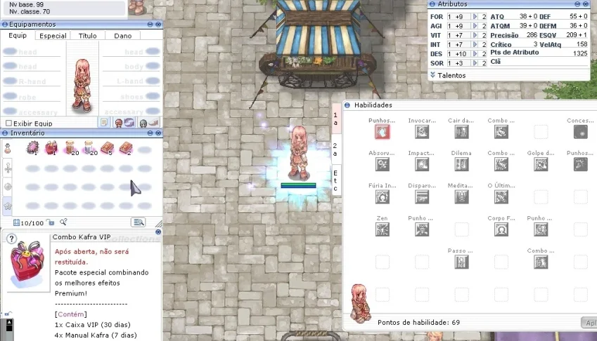 Mestra 99 com VIP - Ragnarok Latam Freya