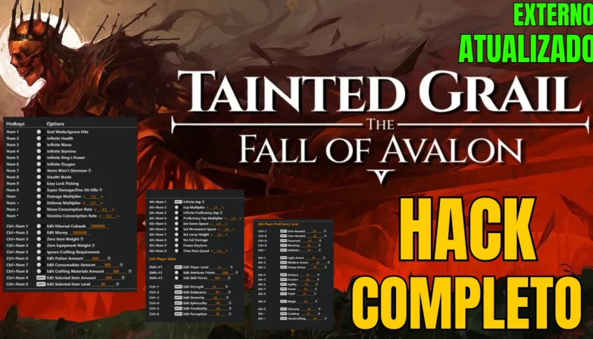 Tainted Grail: The Fall of Avalon Hack Completo Externo 2025