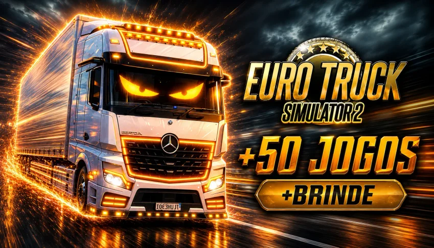 Euro Truck Simulator 2 +50 Jogos 🕹️ Conta Steam Offline