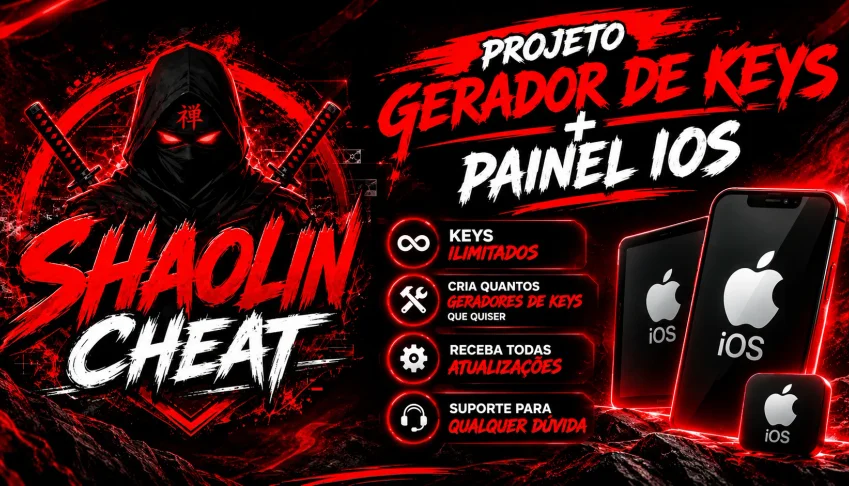 Projeto / Scourge Gerador De Keys + Painel Ffh4x Ios