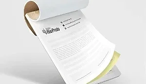 Talão autocopiativo 2 vias