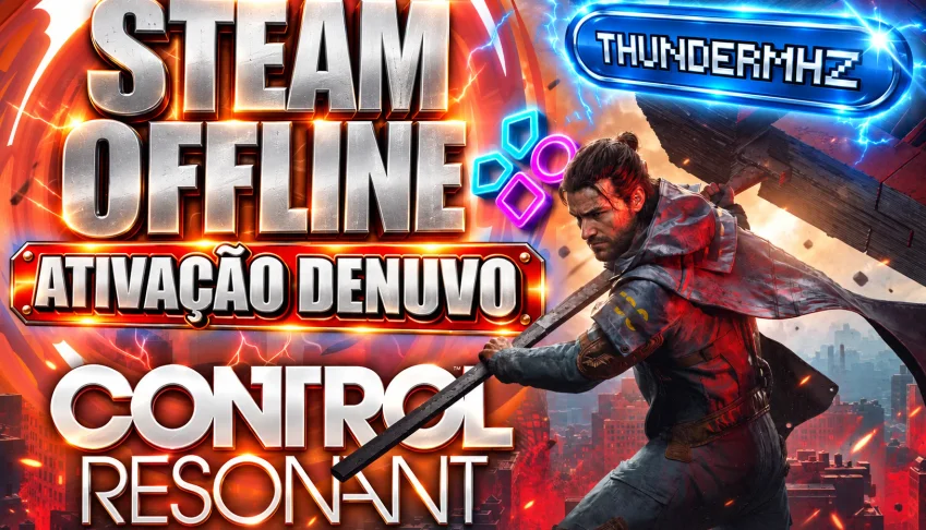 Control Resonant Dlx +1666 Amsterdam+ 6 jogos + Steam Off