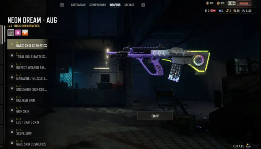 Conta Pubg 4 Progressive Aug Beryl Mini M79