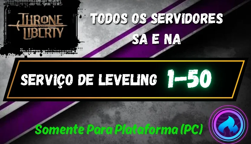 Service De Leveling E Main Quest (Throne And Liberty ) Sa/Na