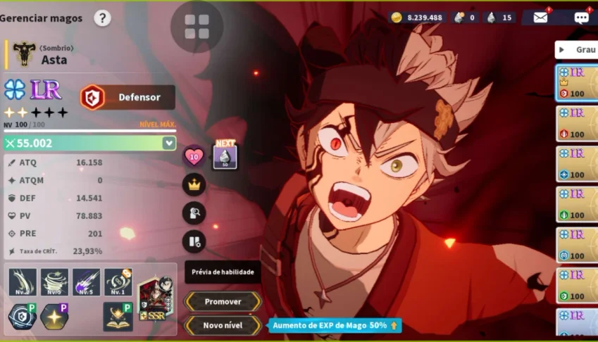 Conta Black Clover