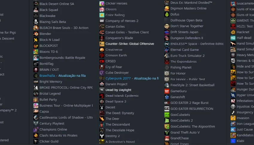 Conta Steam Nivel 50 + de 100 jogos.
