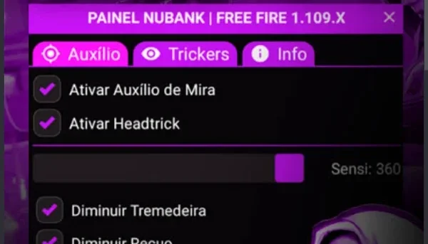 Painel xit ff nubank
