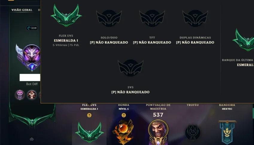 Unranked com TODOS os Champs e 202 Skins ( MONO ADC )