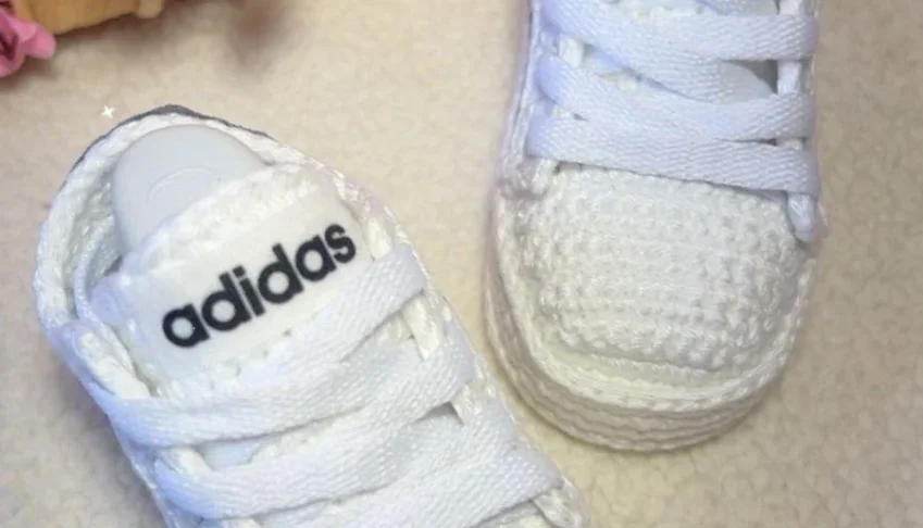 Adidas de Crochê para Bebê