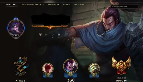 Conta lol gold 4 60 skins