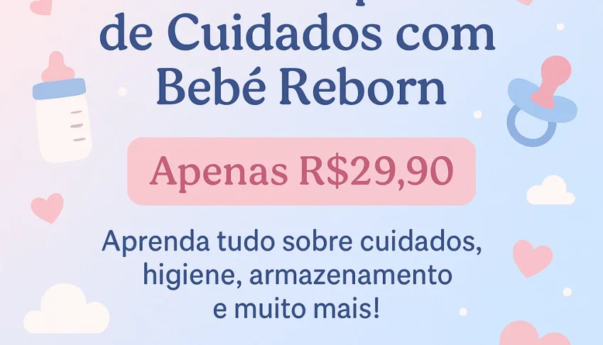 Guia De Cuidados Com Bebê Reborn + Certidão De Nascimento