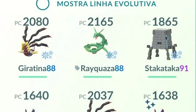 Conta Pokemon GO 2016 de Colecionador