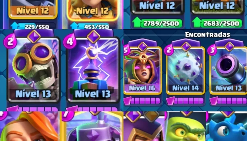 Conta Clash Royale Nível 59 - Arena 25 - 10.261 Troféus 🔥🔥