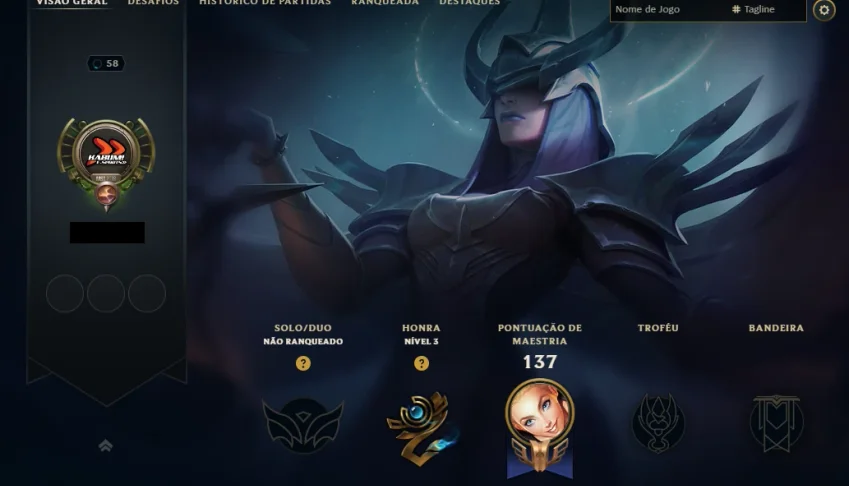 Conta De Lol Rara 2011 | 20 Skins | Unranked Kayle Juiza