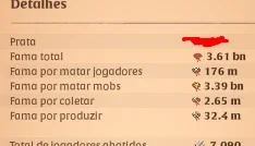 Conta 3.3b PVE / Lobo Top 1 Red / Muitas Skins
