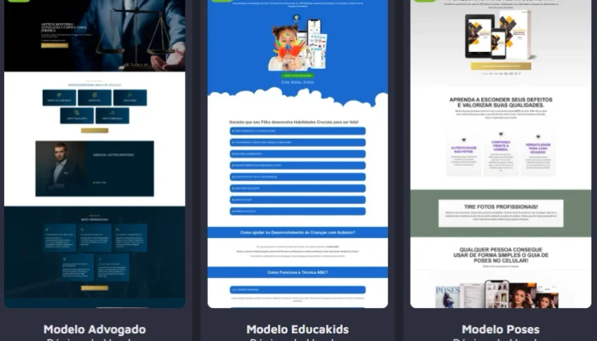 Landing Pages Premium 2025 (Alta Conversão)