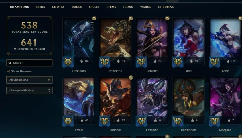Conta lol Platina 4 level 382 com 50 reais de RP