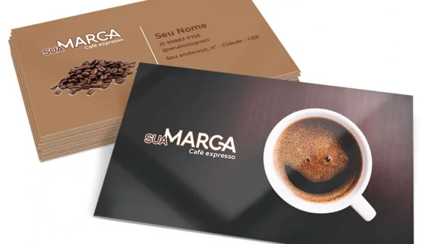 Cartão de Visita Couchê 300g