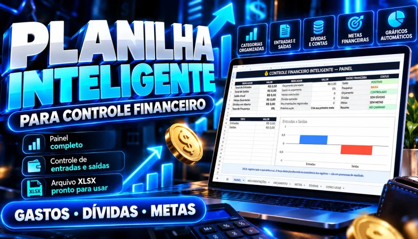 Planilha Inteligente Para Controle Financeiro