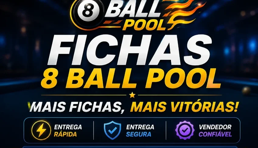 1,2M 8 Ball Pool | Fichas Via Id | Entrega Rápida