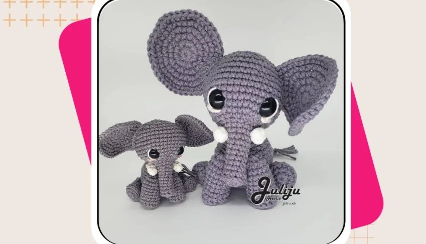 Animal Safari em Amigurumi 14 cm