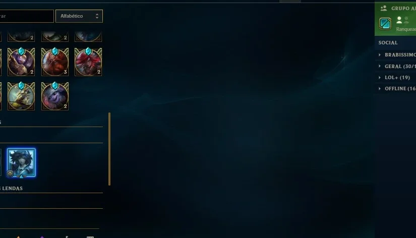 Conta League Of Legends