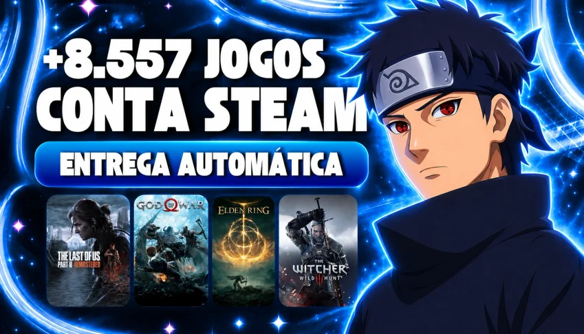 Conta Steam +8.557 Jogos | Entrega Automática