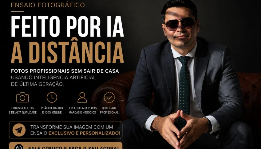 🔥 Transforme Suas Fotos Em Ensaio Profissional