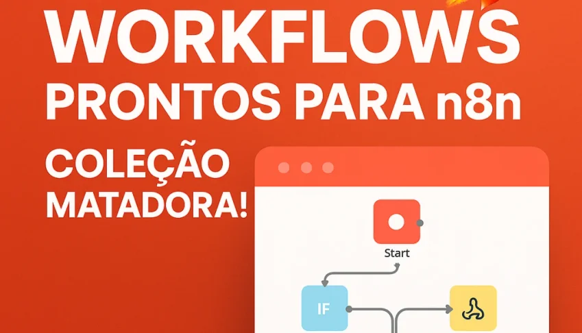 n8n 🔥 +300 Workflows prontos para n8n – Coleção Matadora!