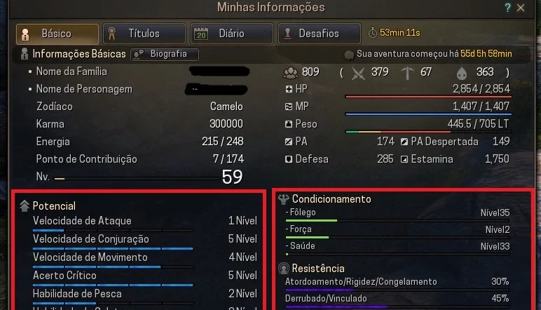 [SA] WITCH 59 KUNOICHI 56 VALK 54 + 7 SLOTS PERSONAGEM