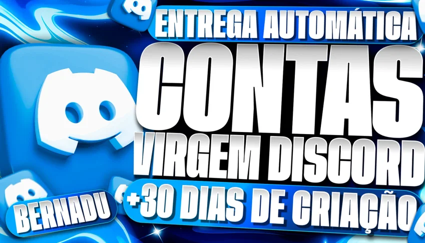 Contas Discord Virgem +30 Dias - Email+senha+token ( Preço B