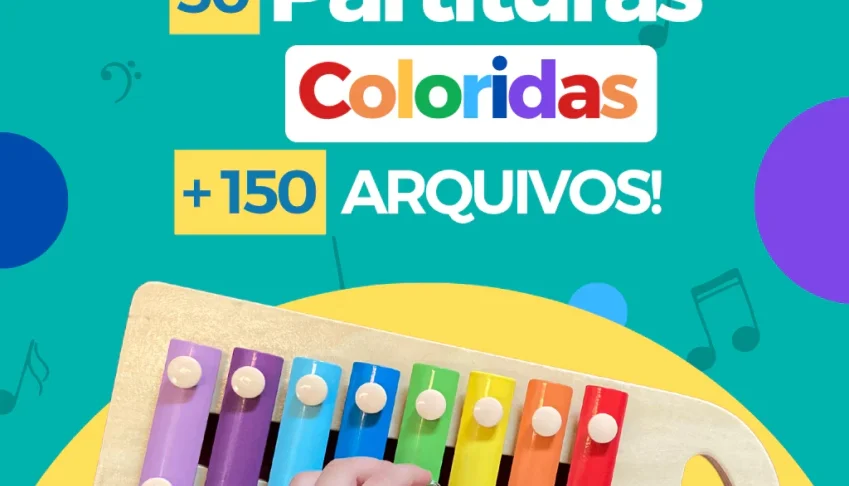 30 Partituras Coloridas Arquivos Em Pdf