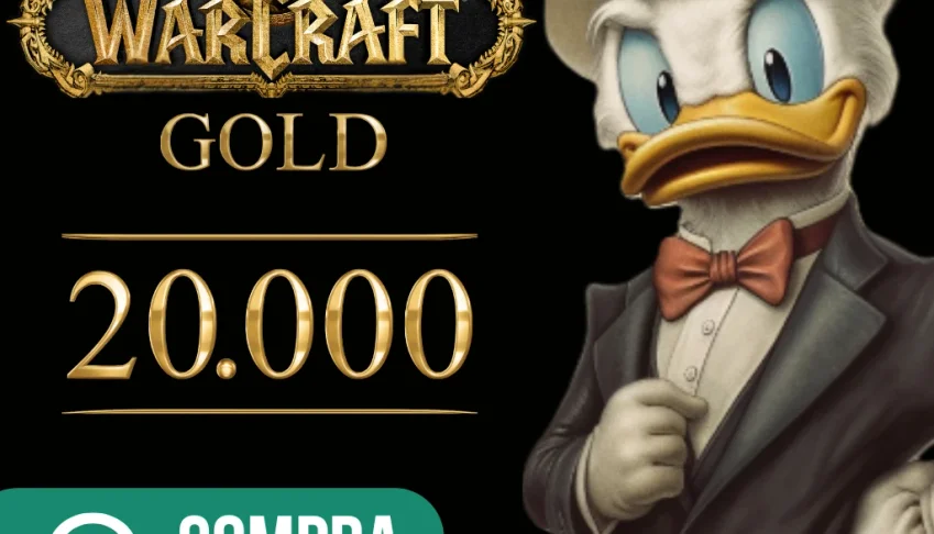 Gold WoW Retail 20k Entrega em Todos os Servers WoW Gold