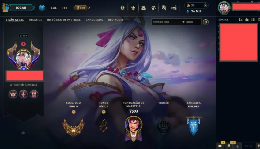 Conta LoL antiga 8 anos +