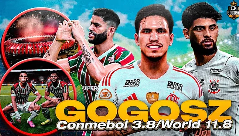 GOGOSZ PATCH CONMEBOL 3.8 + WORLD 11.8 - PROMOÇÃO (2 por 1)