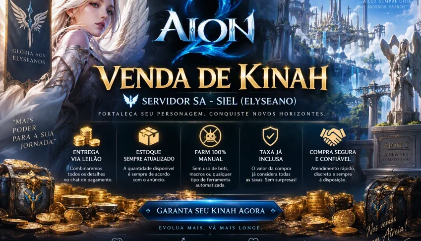 Aion 2 Kinah - Server Early Acess Sa Siel (Elys)