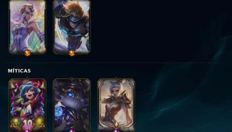 CONTA LOL - 163 skins sendo 2 Ultimates!