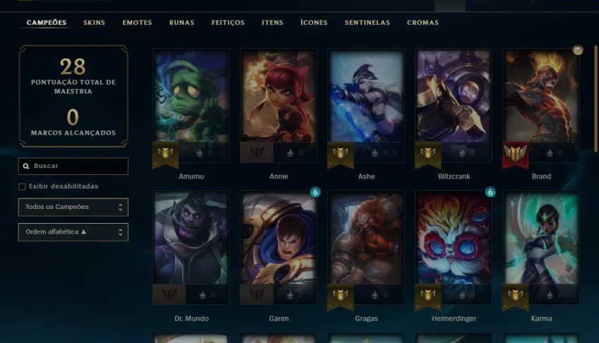 Smurf - League Of Legends - Platina 1 + 350 Rp + 20 Skins